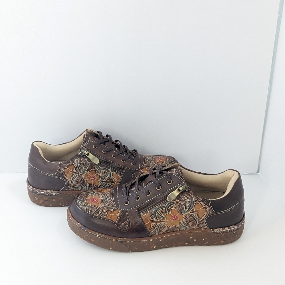 NWOT Spring Step L ' Artiste Leather Sneakers - Picture 15 of 16